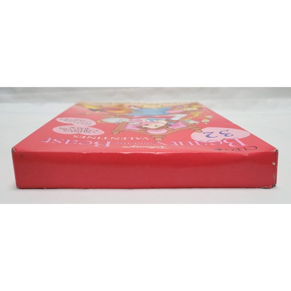 Cleo Disney Vintage Beauty And The Beast 32 Valentines Cards and Envelopes - Picture 4 of 6